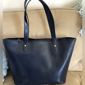 Ralph Lauren-Navy Blue Tote